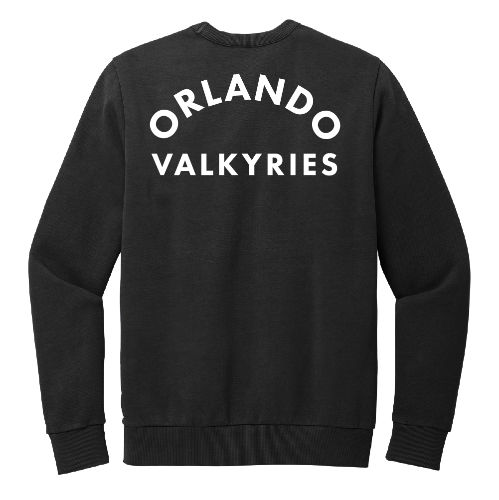 Orlando Valkyries Arched Orlando Faded Crewneck