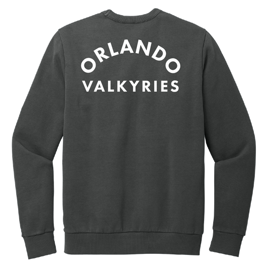 Orlando Valkyries Arched Orlando Faded Crewneck