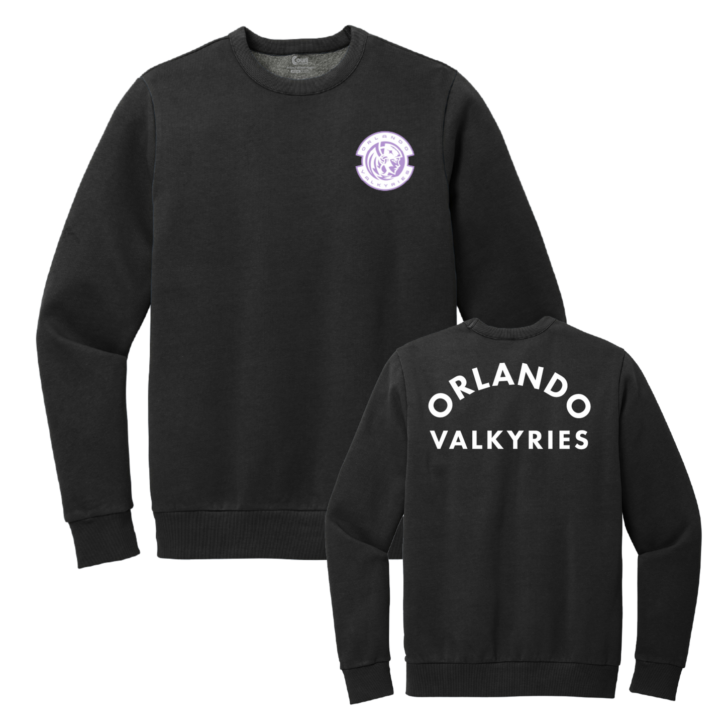 Orlando Valkyries Arched Orlando Faded Crewneck