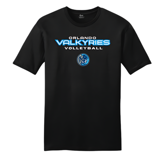 Orlando Valkyries Icon Wordmark Logo T-Shirt
