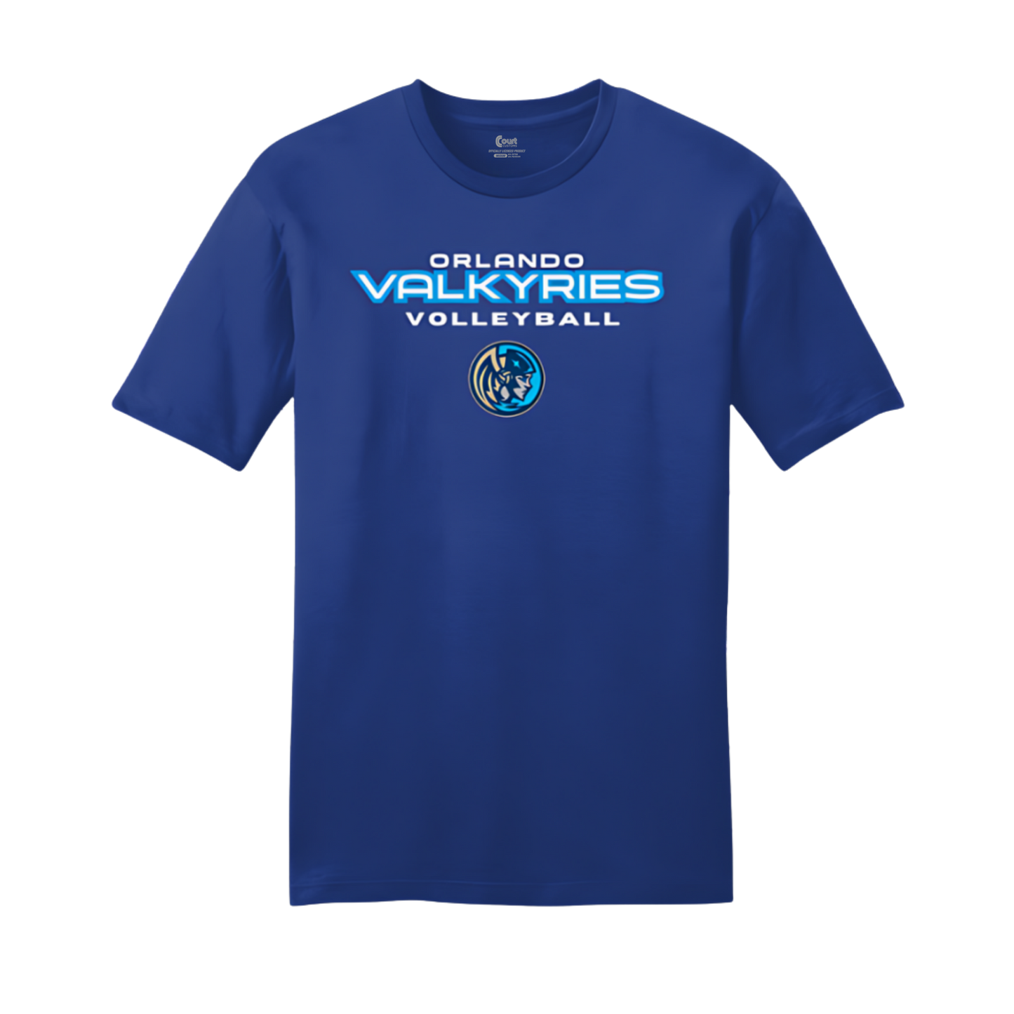 Orlando Valkyries Icon Wordmark Logo T-Shirt