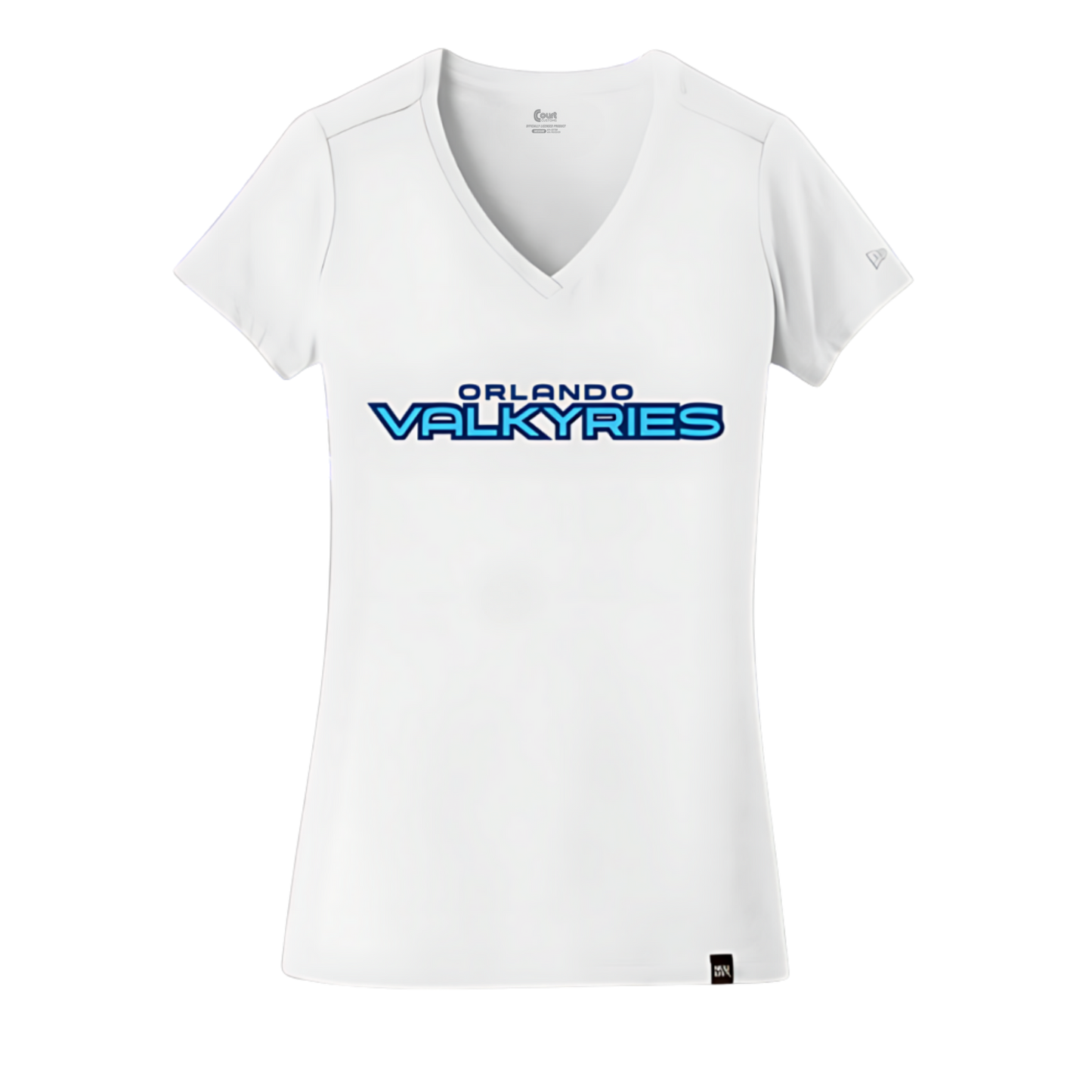 Orlando Valkyries Womens Wordmark Logo V-Neck T-Shirt