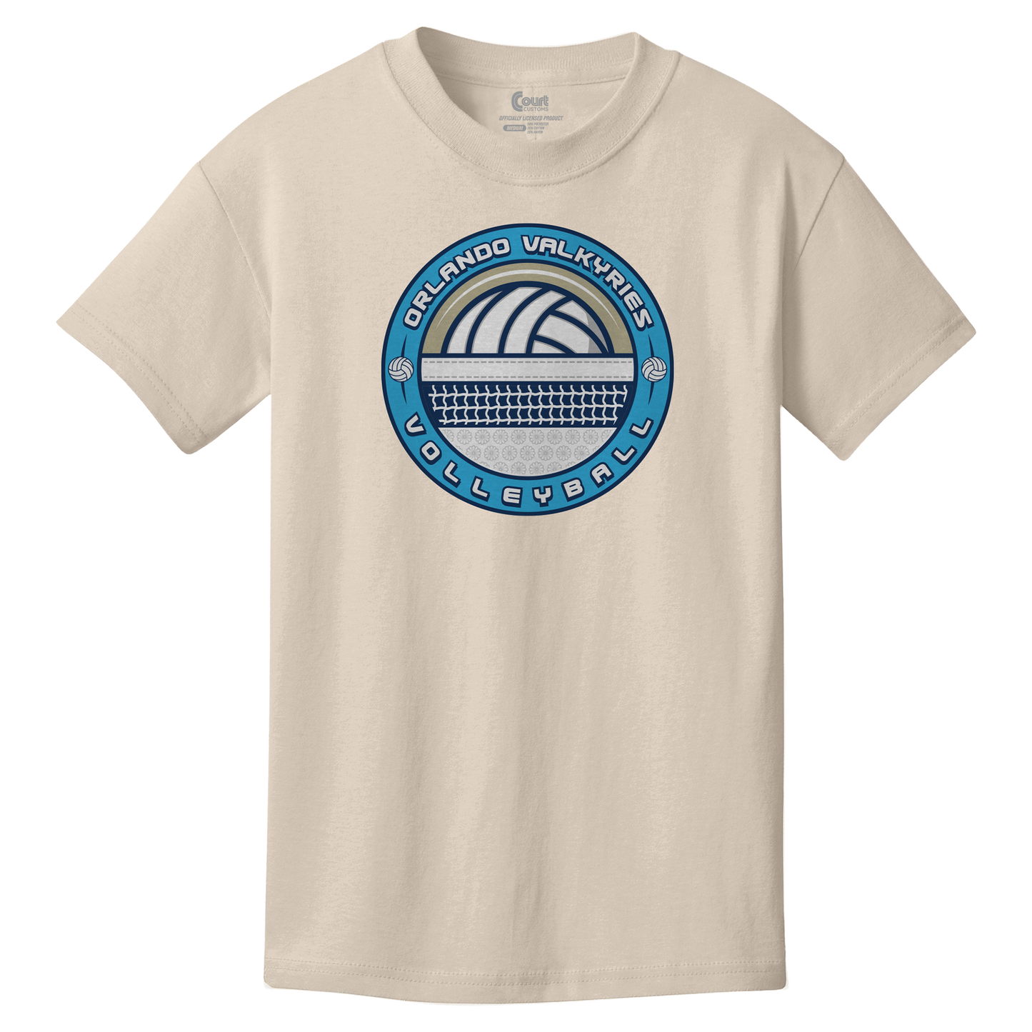 Orlando Valkyries Youth Net Badge T-Shirt