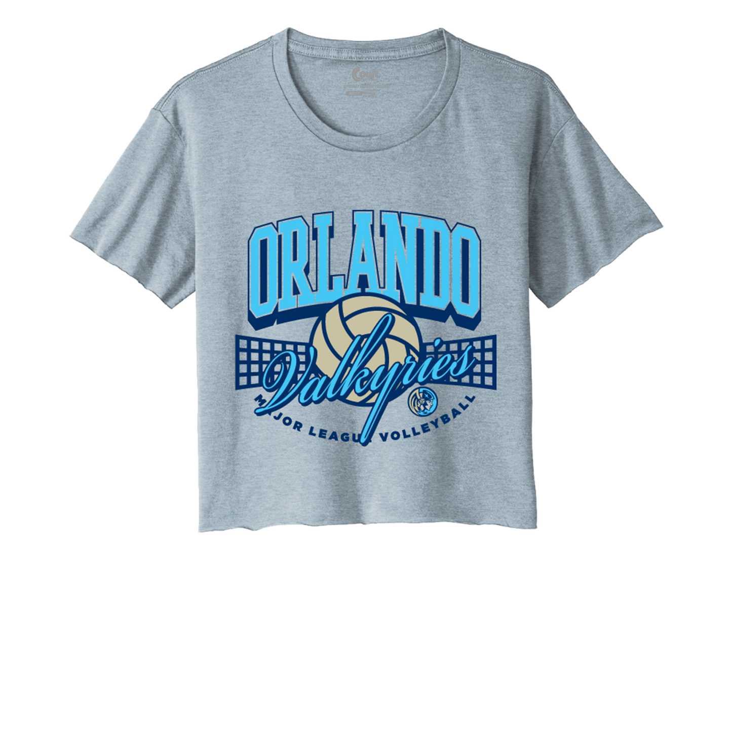 Womens Volley Vibes Crop T-Shirt