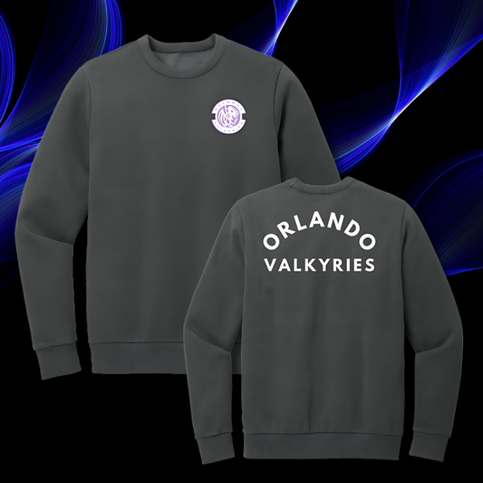 Primary Logo Front & Back Print Logo Crewneck