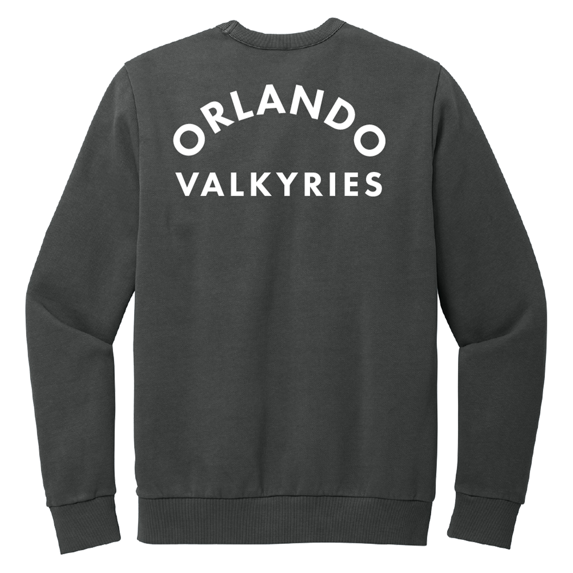 Orlando Valkyries Arched Orlando Faded Crewneck
