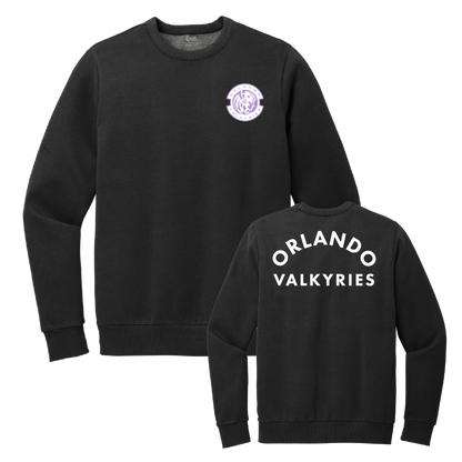 Orlando Valkyries Arched Orlando Faded Crewneck