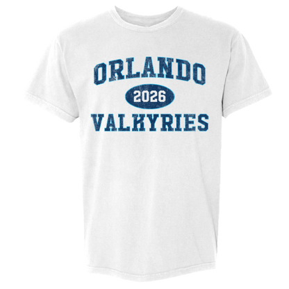 Orlando Valkyries Classic Varsity T-Shirt White