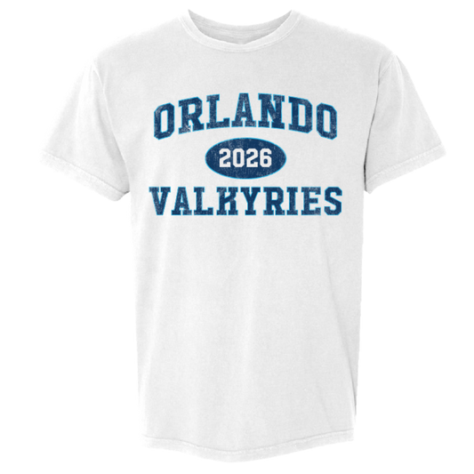 Orlando Valkyries Classic Varsity T-Shirt White