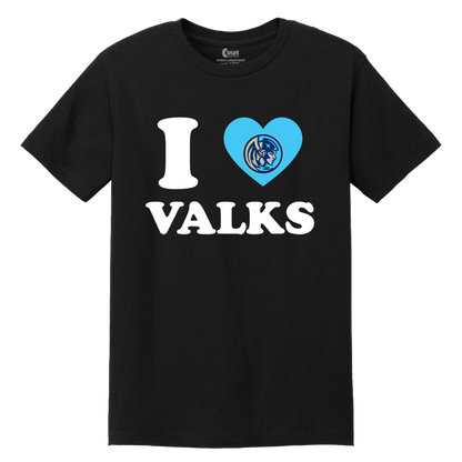 Orlando Valkyries I Heart Valks T-Shirt Black