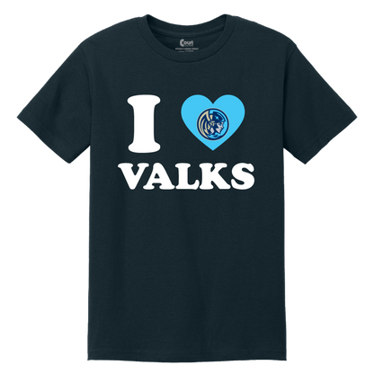 Orlando Valkyries I Heart Valks T-Shirt True Navy
