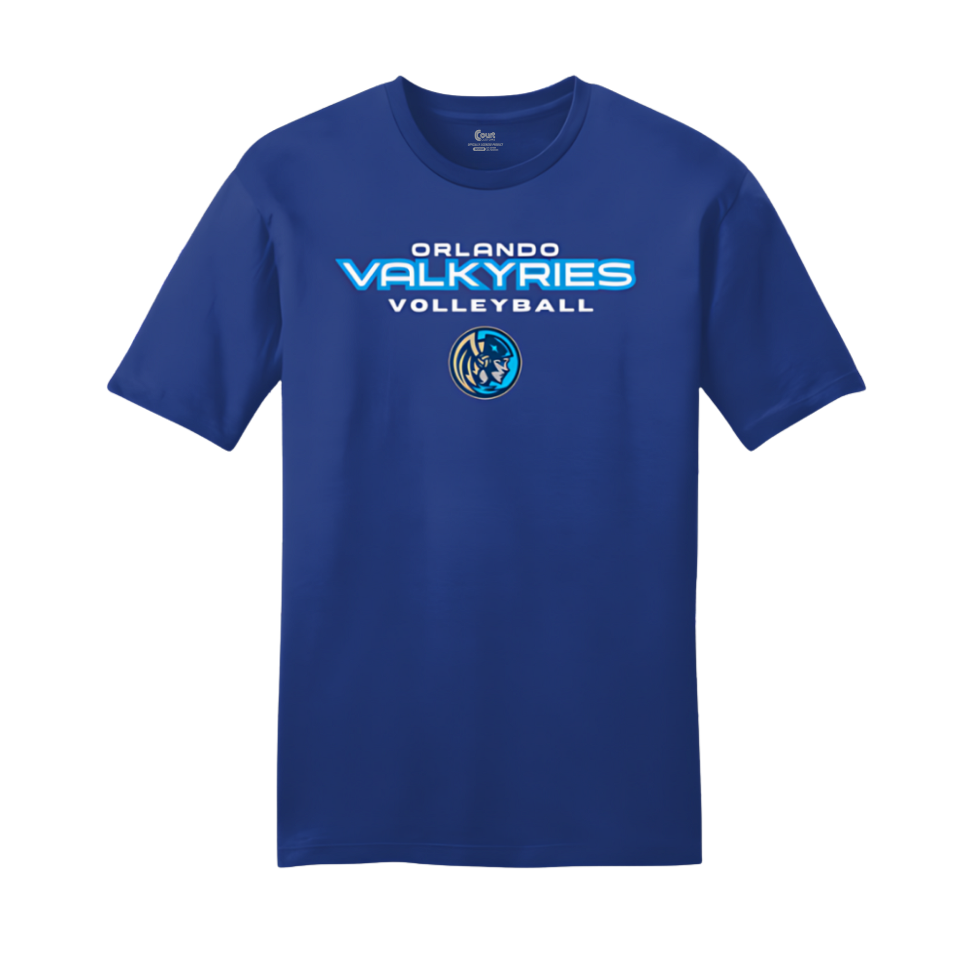 Orlando Valkyries Icon Wordmark Logo T-Shirt