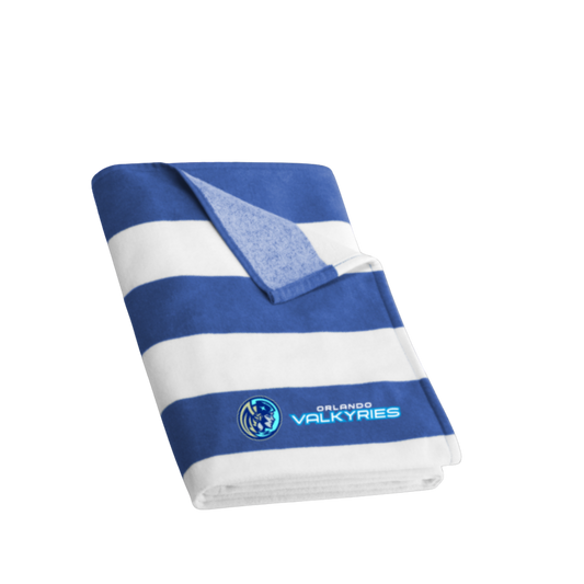 Orlando Valkyries Icon Wordmark Logo Towel