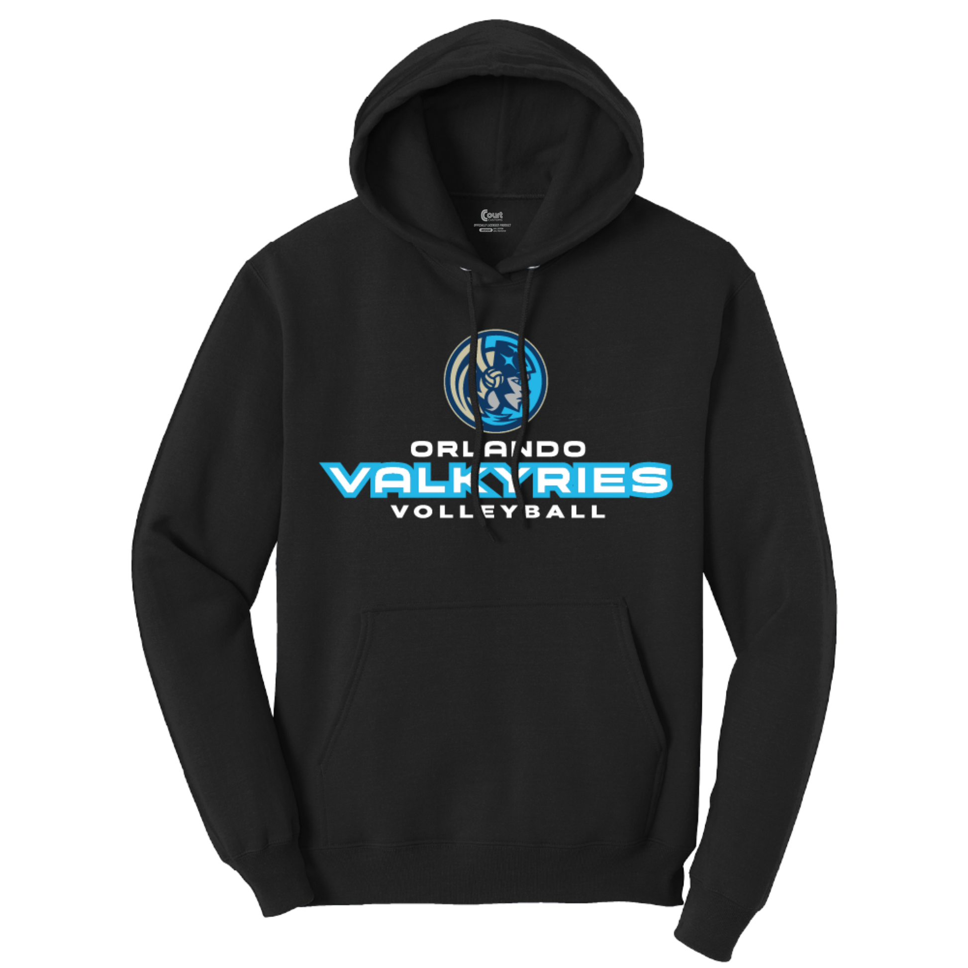 Orlando Valkyries Icon Wormark Logo Hoodie