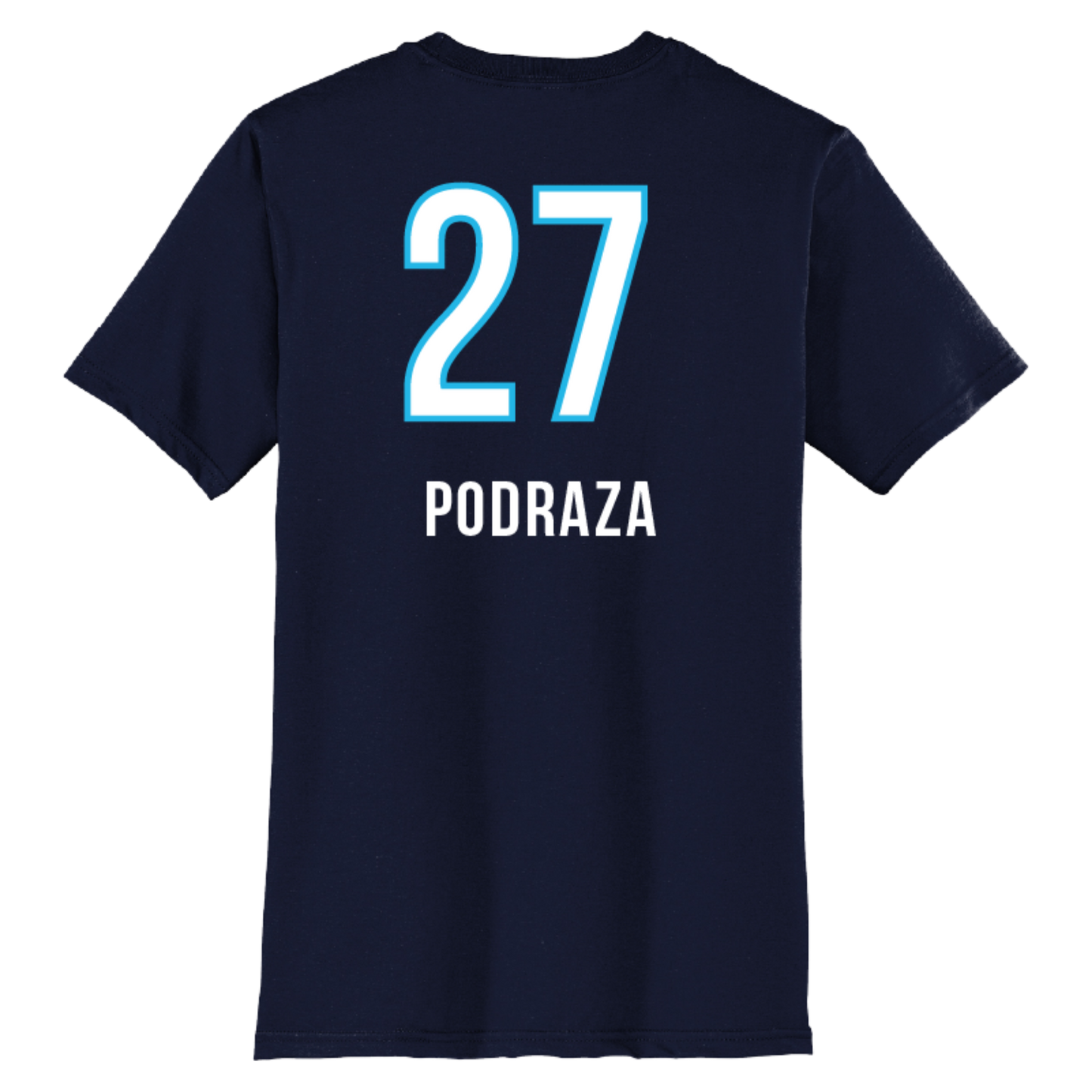 Orlando Valkyries Jersey T-Shirt - Podraza Navy Back