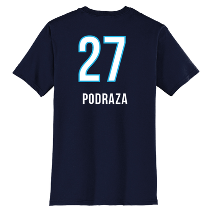 Orlando Valkyries Jersey T-Shirt - Podraza Navy Back