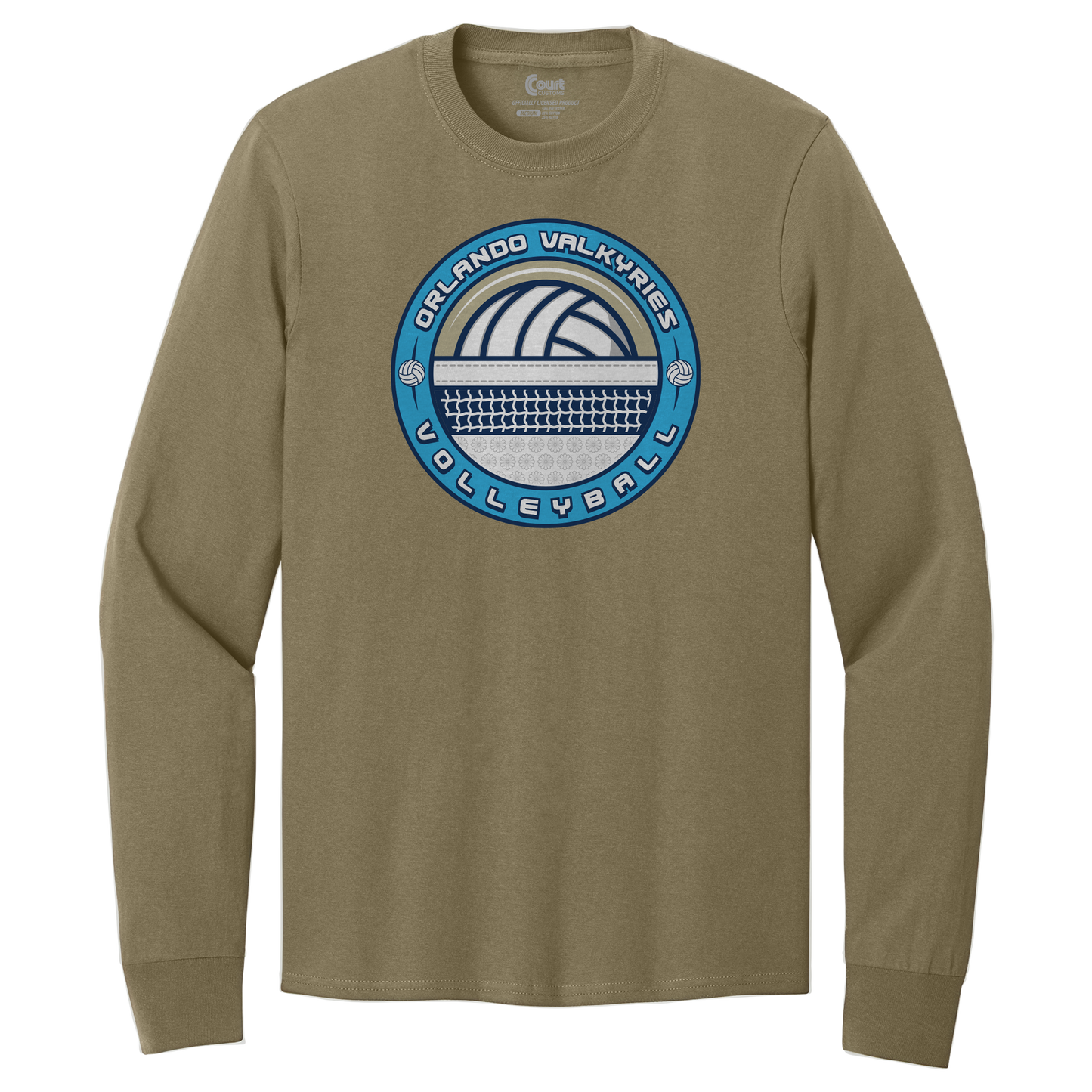 Orlando Valkyries Net Badge Long Sleeve T-Shirt