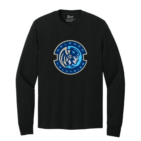 Orlando Valkyries Official Logo Long Sleeve T-Shirt