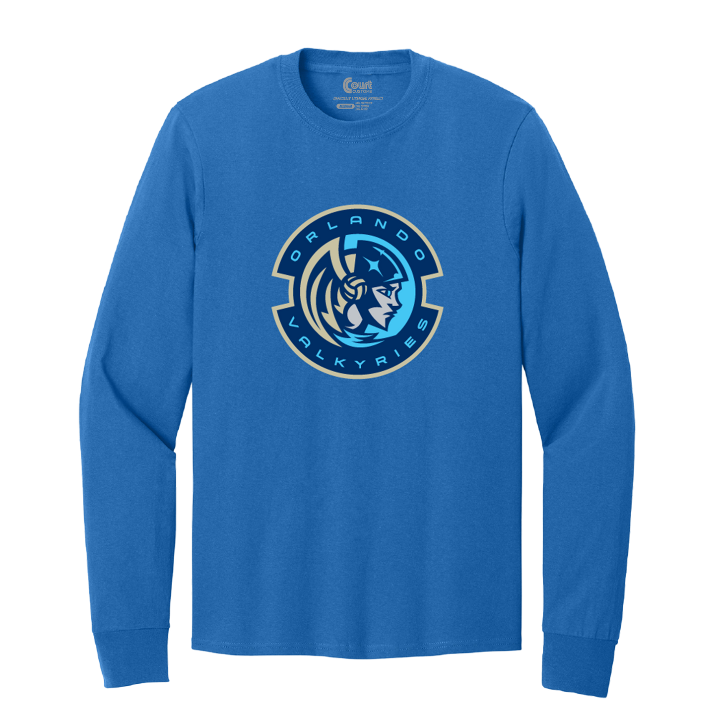 Orlando Valkyries Official Logo Long Sleeve T-Shirt