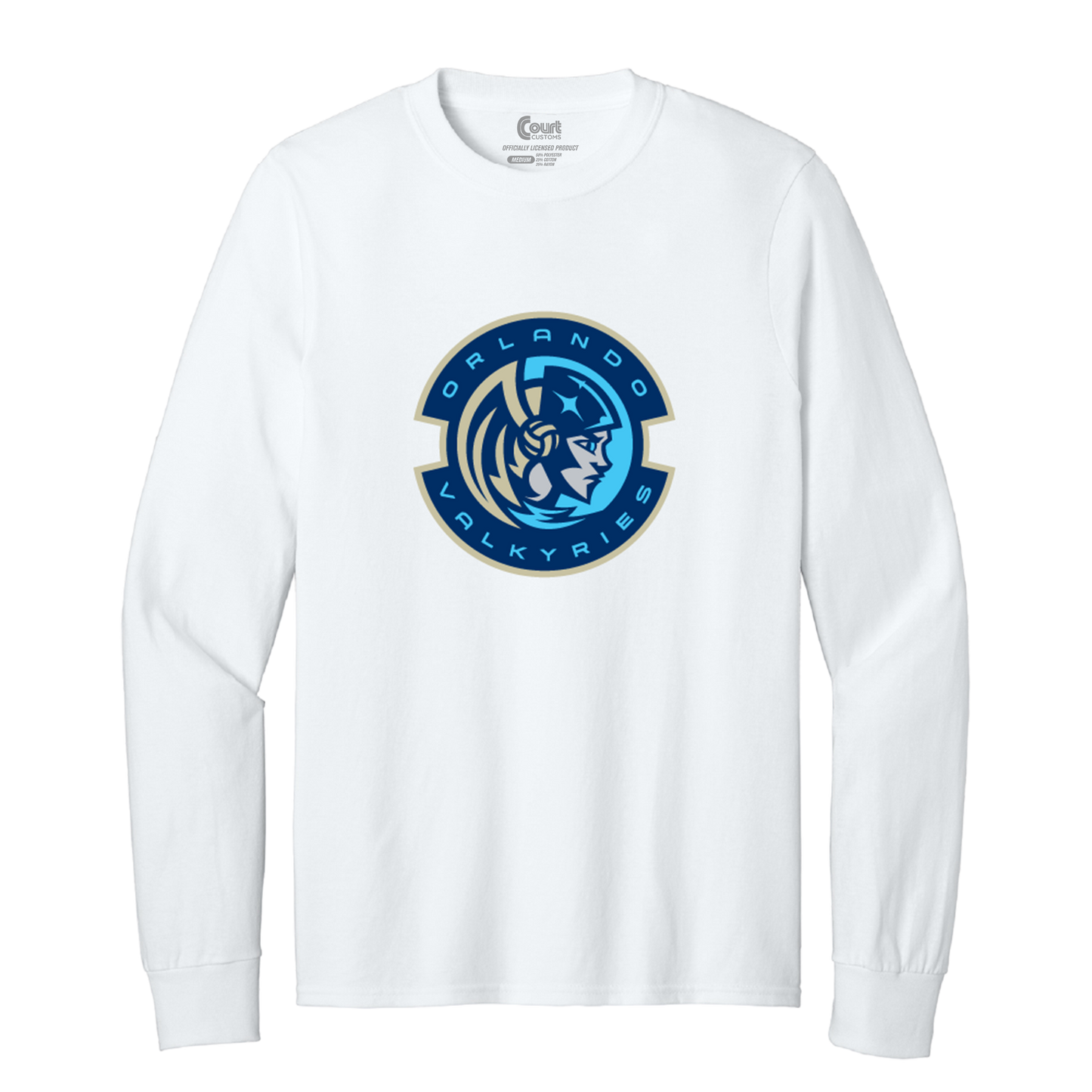 Orlando Valkyries Official Logo Long Sleeve T-Shirt
