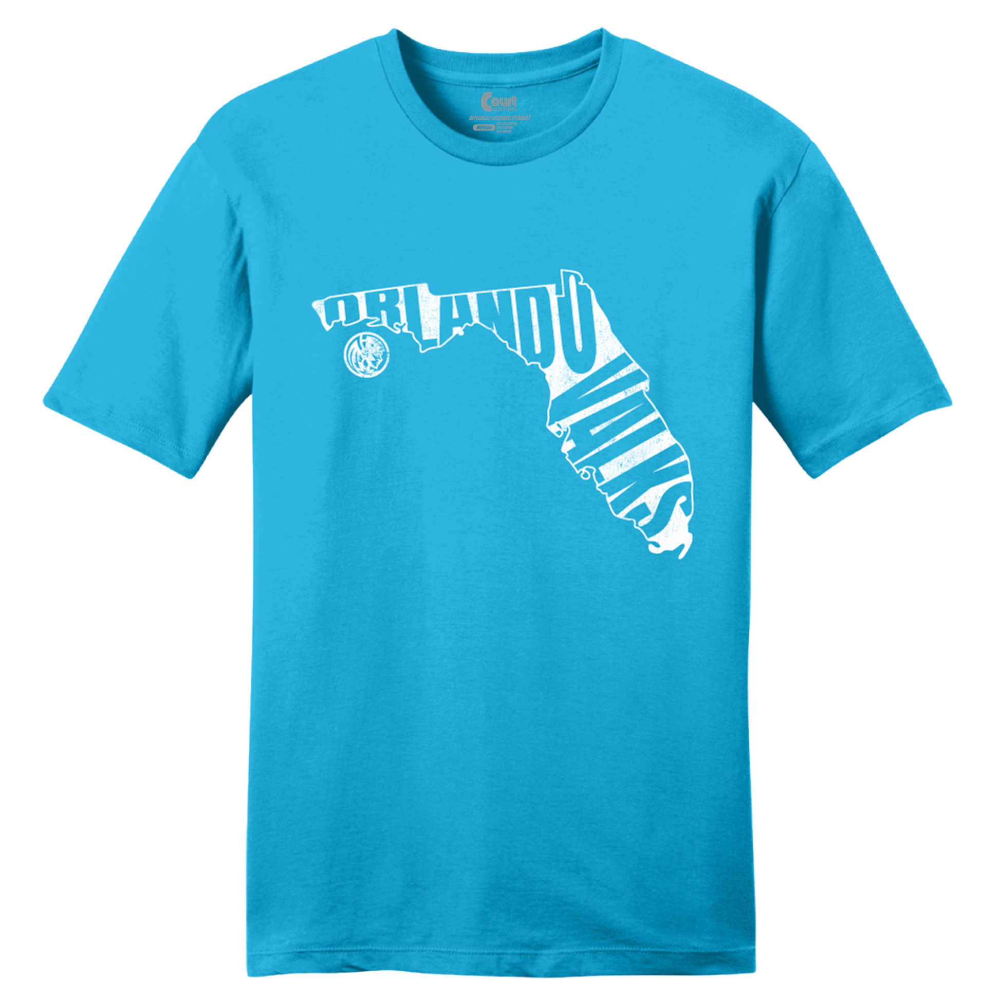 Orlando Valkyries State T-Shirt Light Turquoise