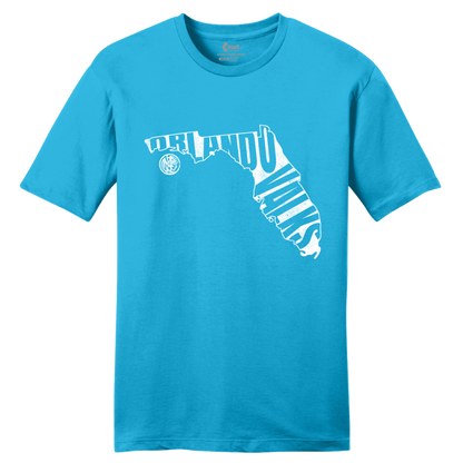 Orlando Valkyries State T-Shirt Light Turquoise