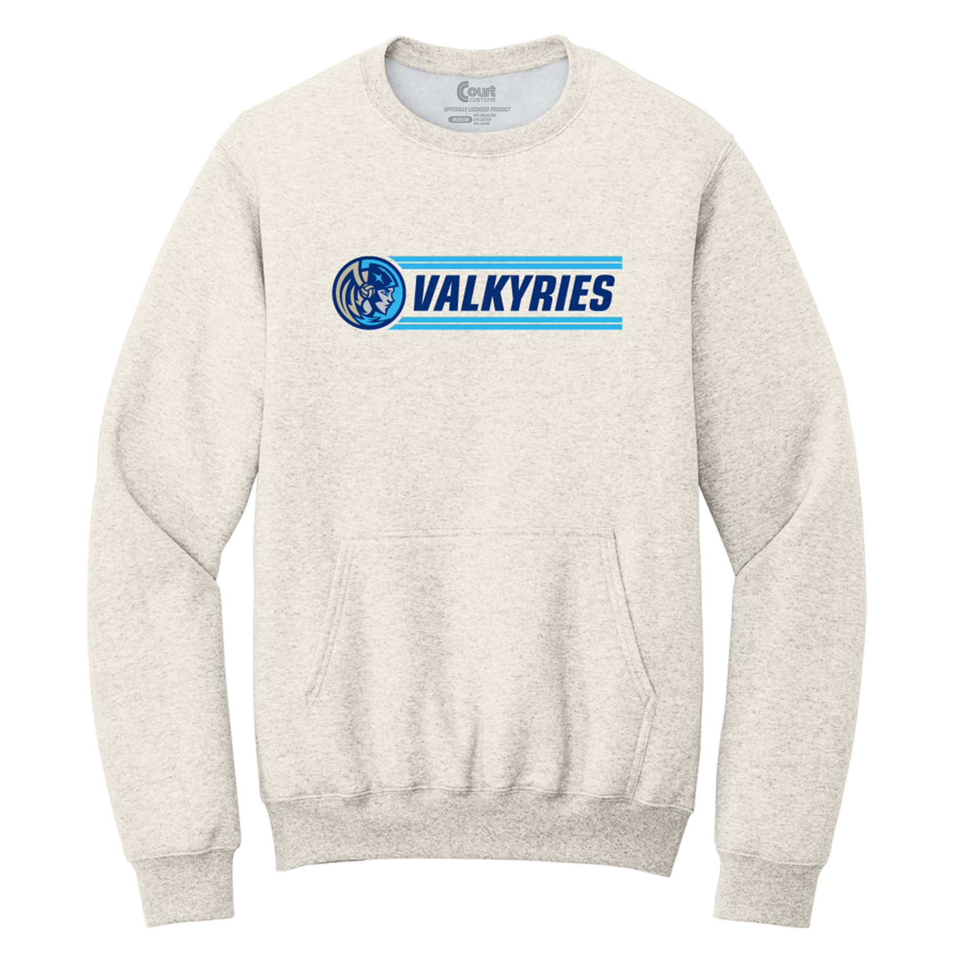 Orlando Valkyries Victory Stripe Crewneck