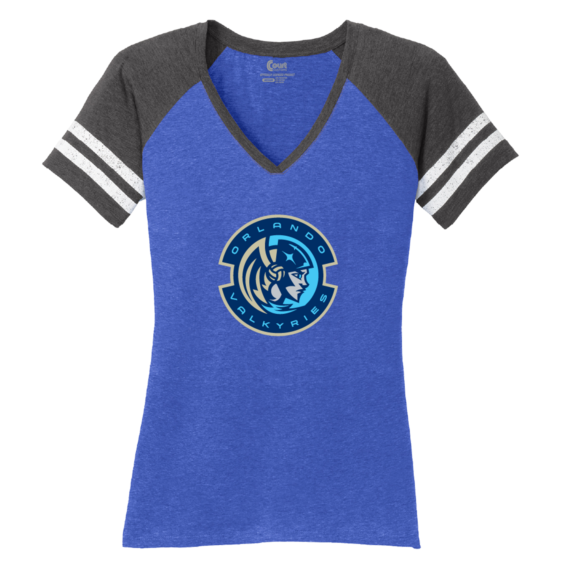 Orlando Valkyries Womens Icon Logo V-Neck T-Shirt
