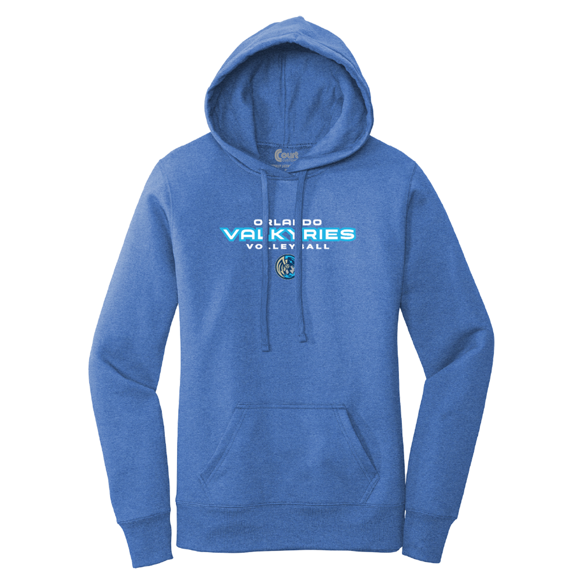 Orlando Valkyries Womens Icon Wordmark Logo Hoodie