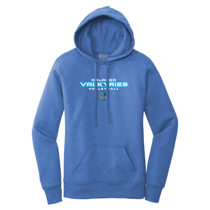 Orlando Valkyries Womens Icon Wordmark Logo Hoodie