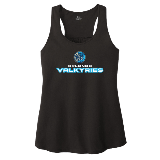 Orlando Valkyries Womens Icon Wordmark Logo Tank Top