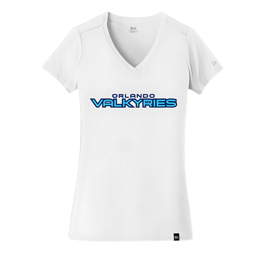 Orlando Valkyries Womens Wordmark Logo V-Neck T-Shirt