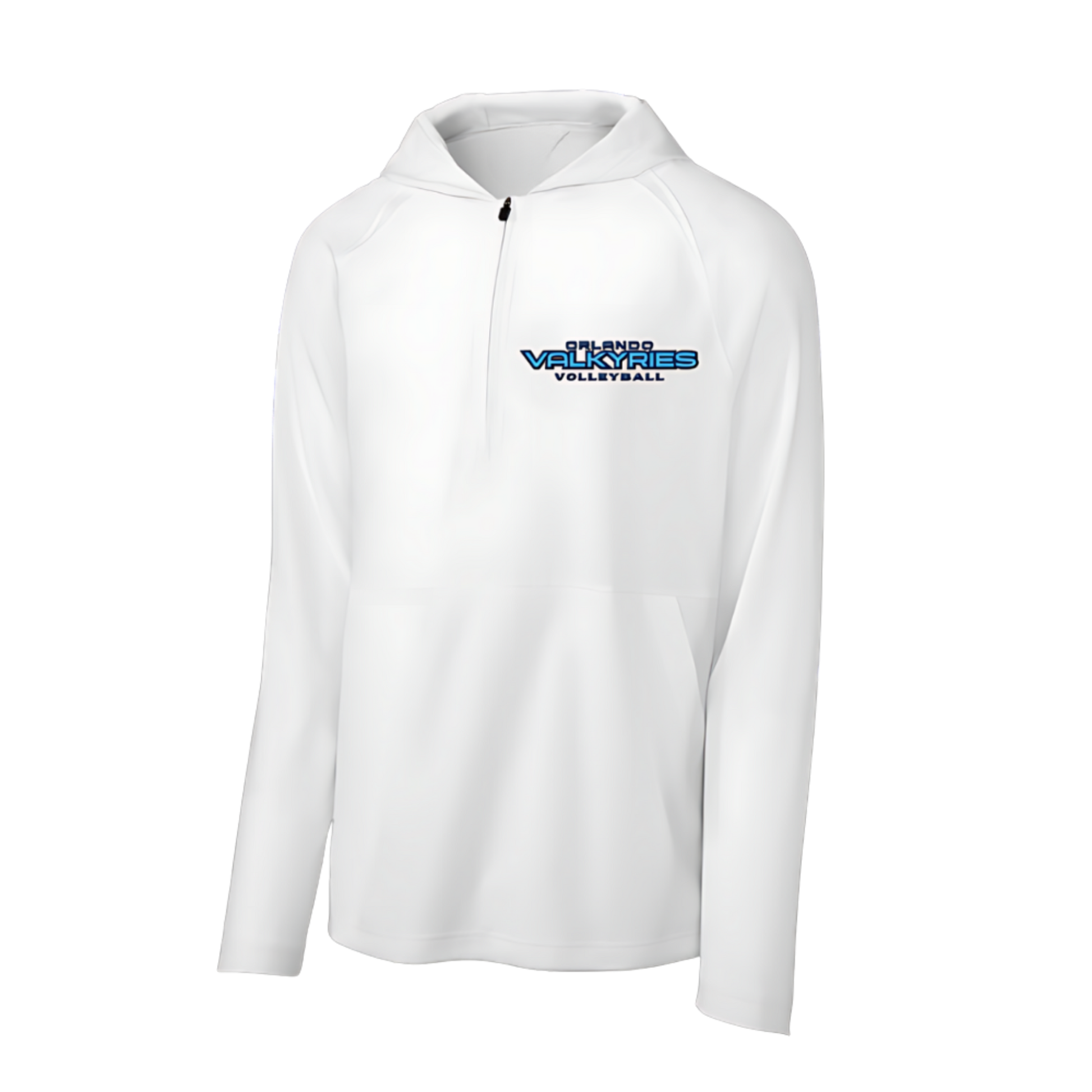 Orlando Valkyries Wordmark Logo 1/2 Zip Jacket
