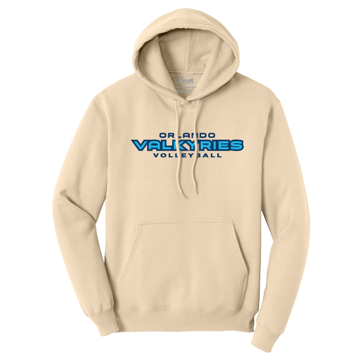 Orlando Valkyries Wordmark Logo Hoodie