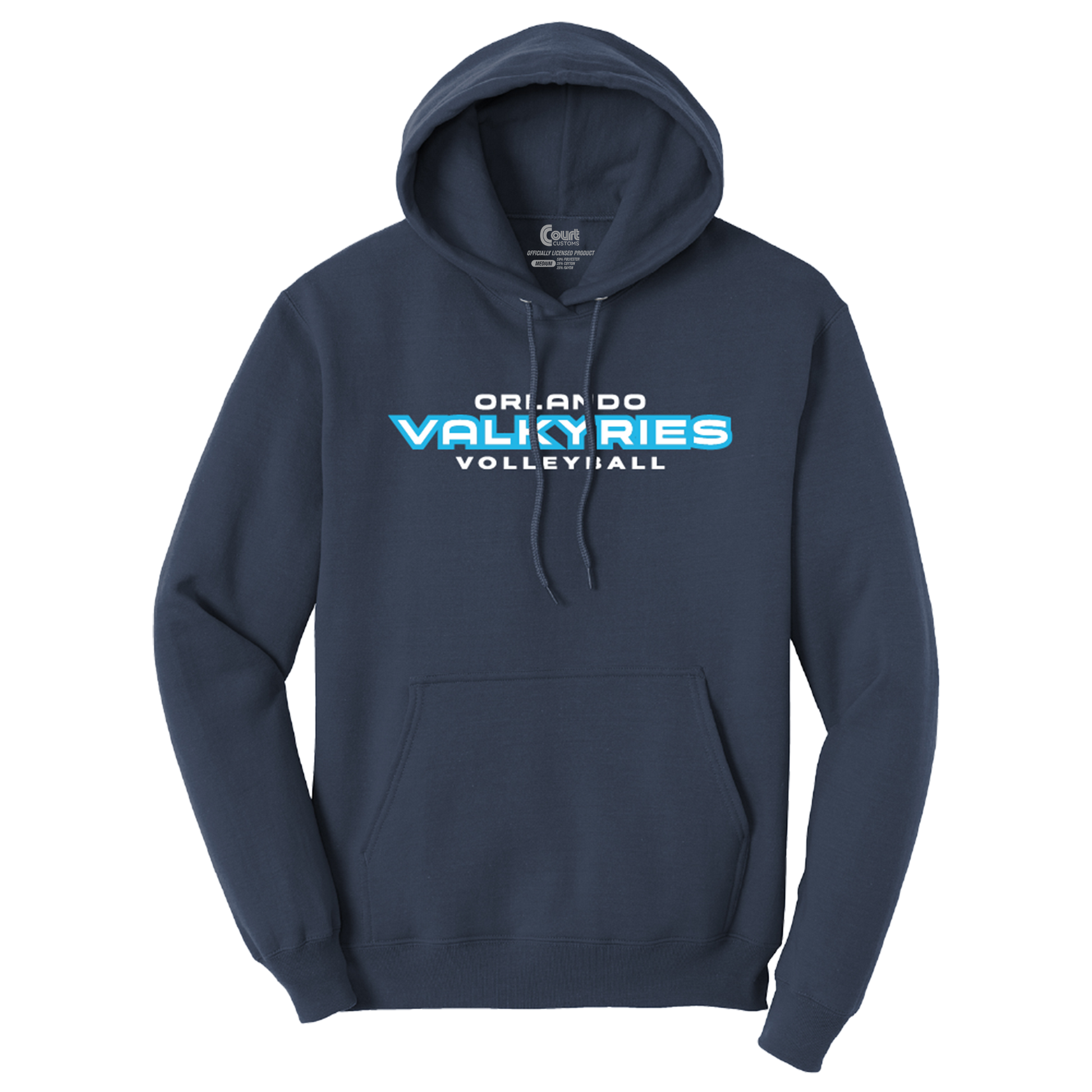 Orlando Valkyries Wordmark Logo Hoodie