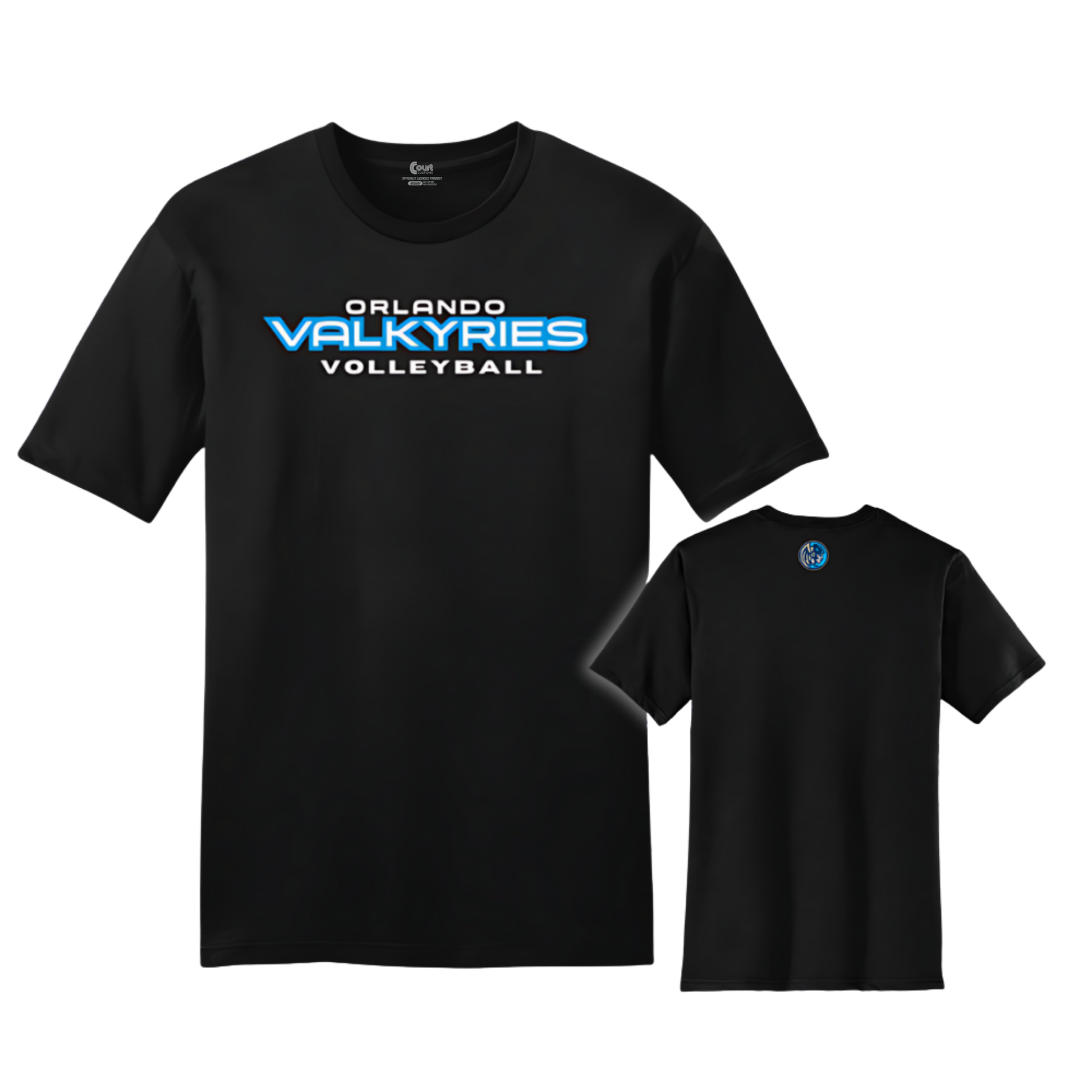 Orlando Valkyries Wordmark Logo T-Shirt