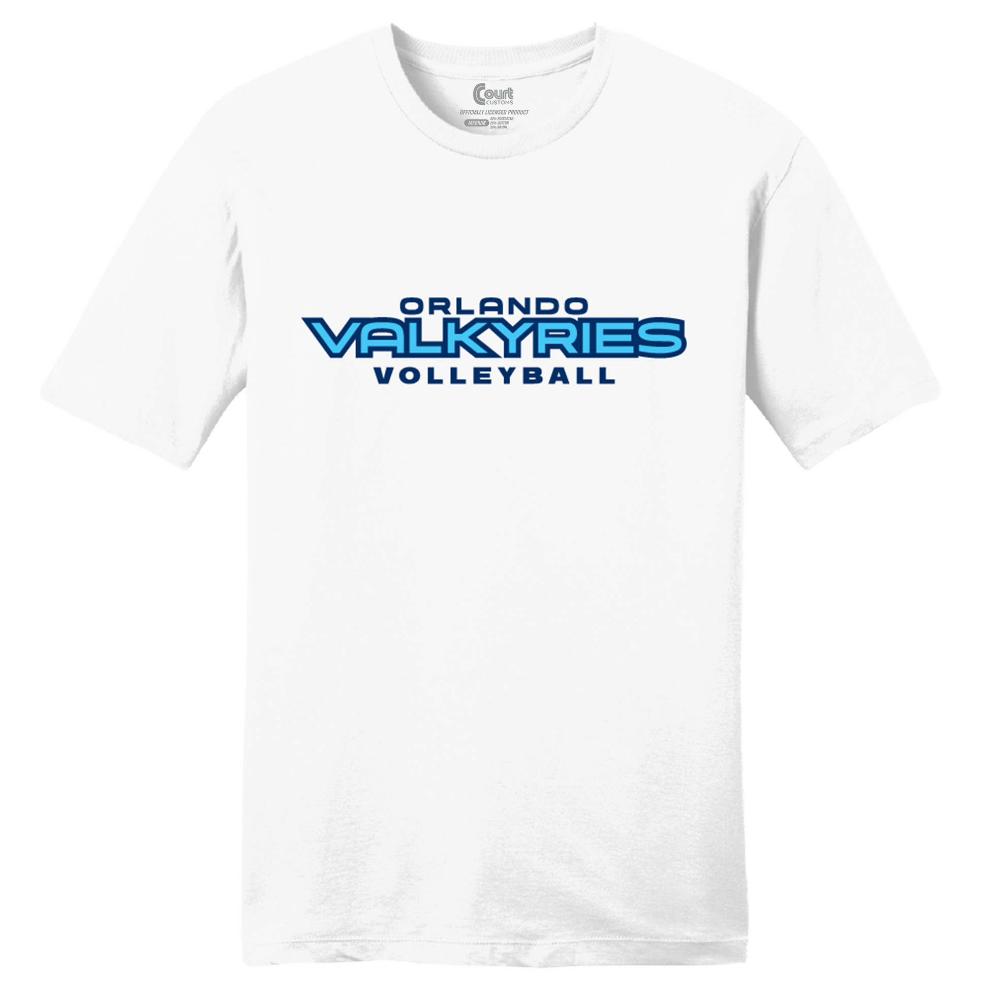 Orlando Valkyries Wordmark Logo T-Shirt