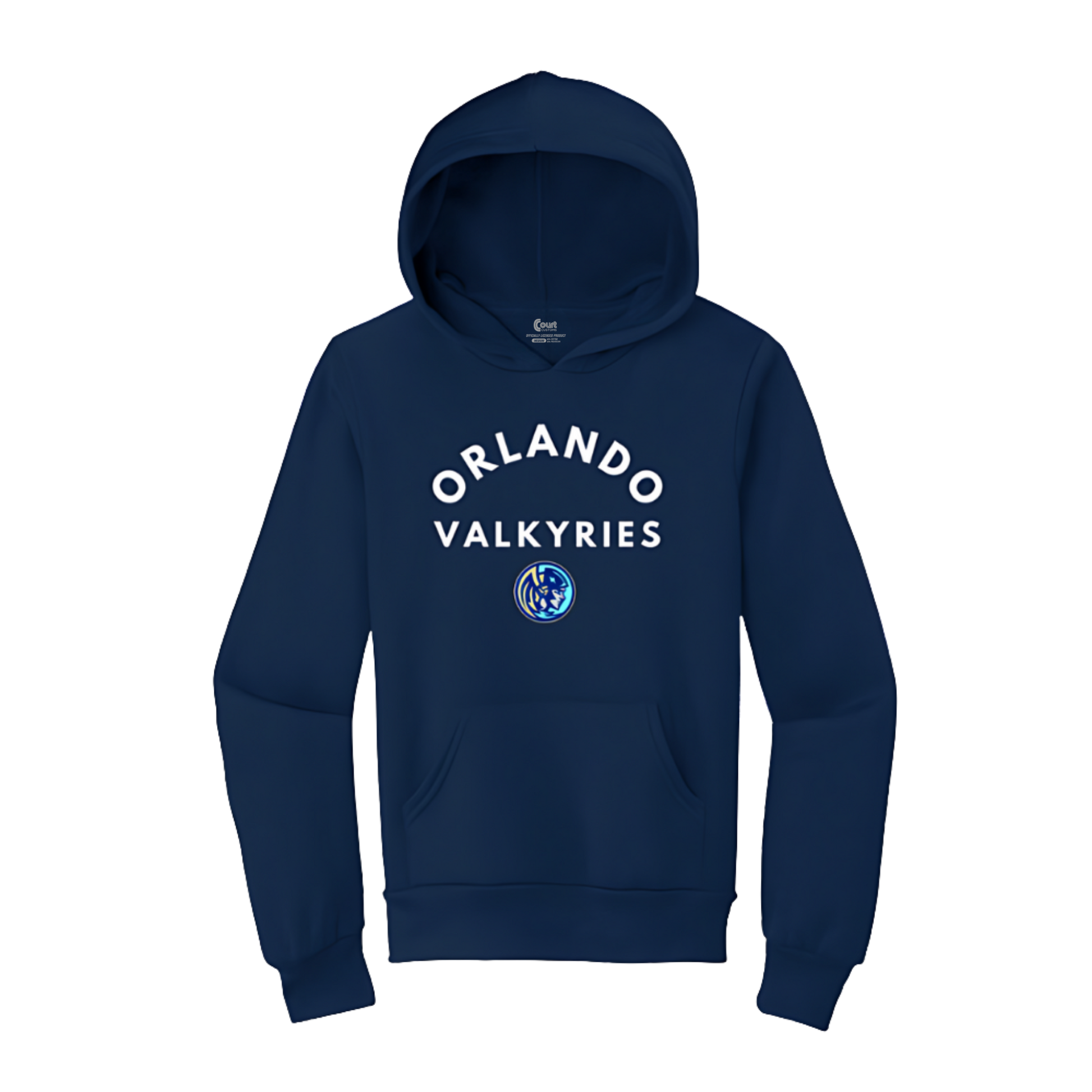 Orlando Valkyries Youth Arched Orlando Logo Hoodie
