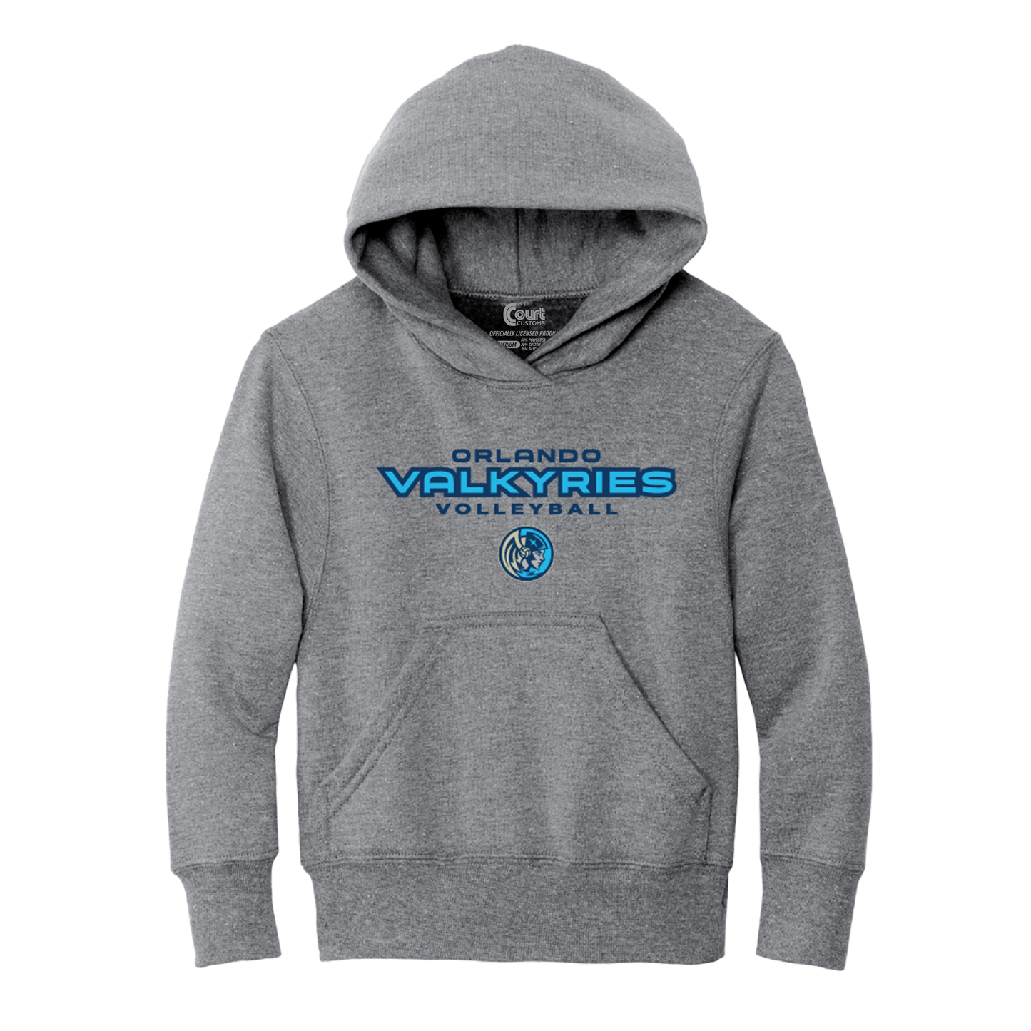 Orlando Valkyries Youth Icon Wordmark Hoodie