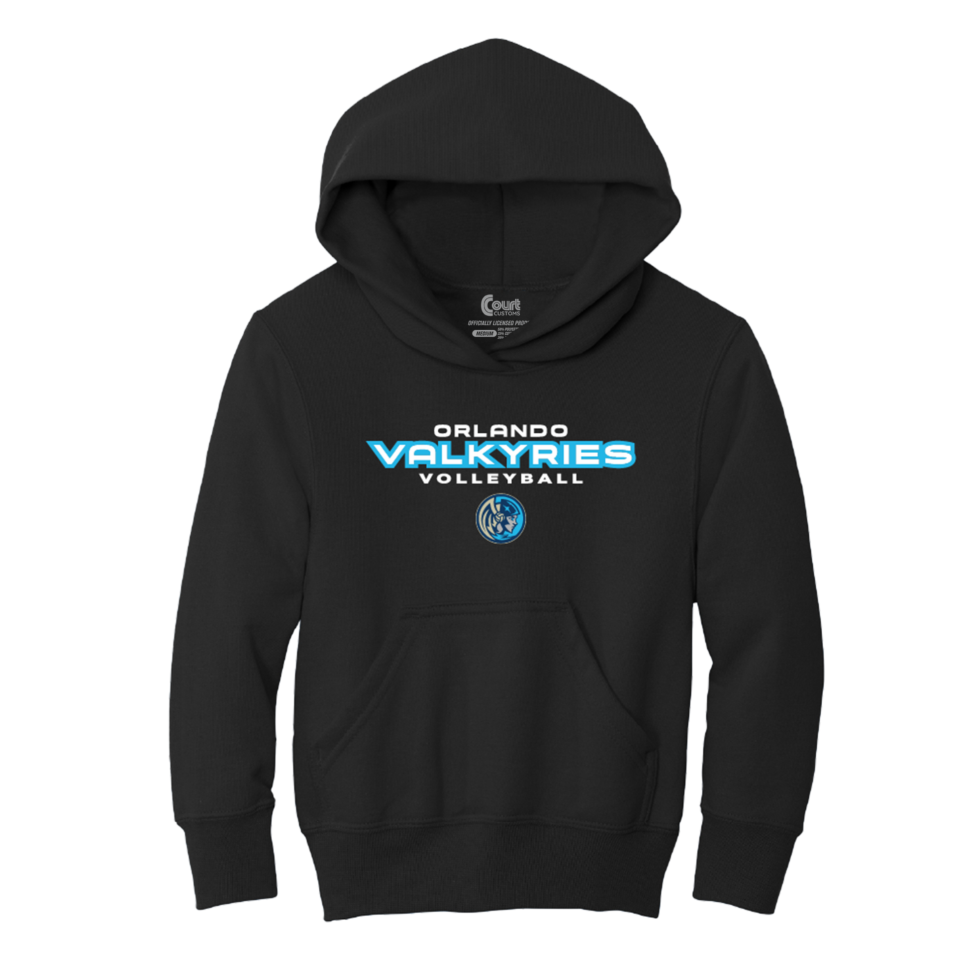 Orlando Valkyries Youth Icon Wordmark Hoodie