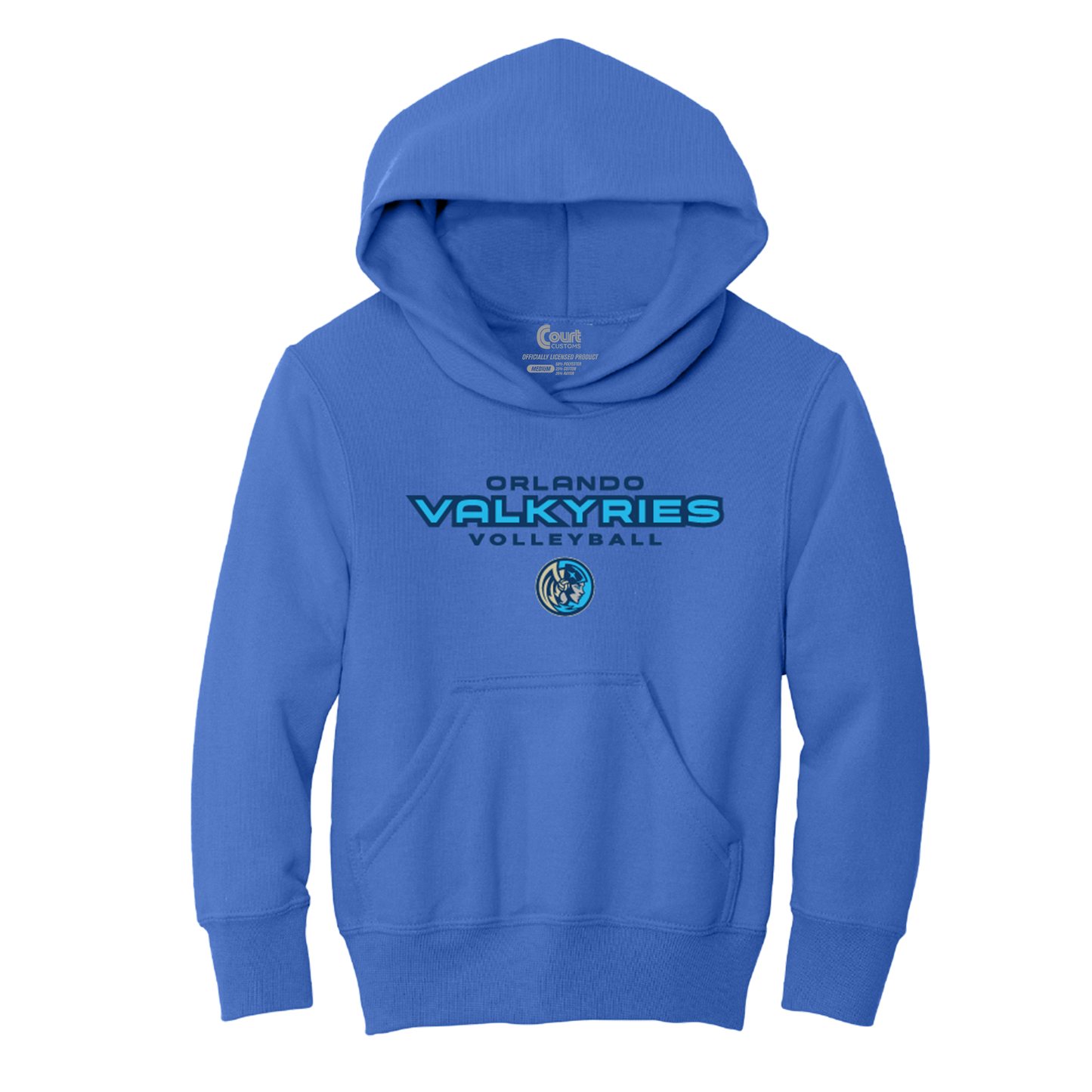 Orlando Valkyries Youth Icon Wordmark Hoodie