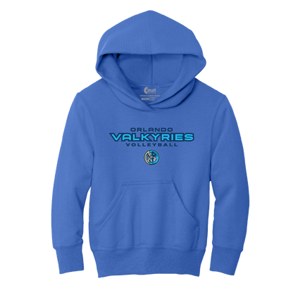 Orlando Valkyries Youth Icon Wordmark Hoodie