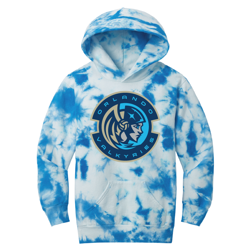 Orlando Valkyries Youth Tie-Dye Hoodie