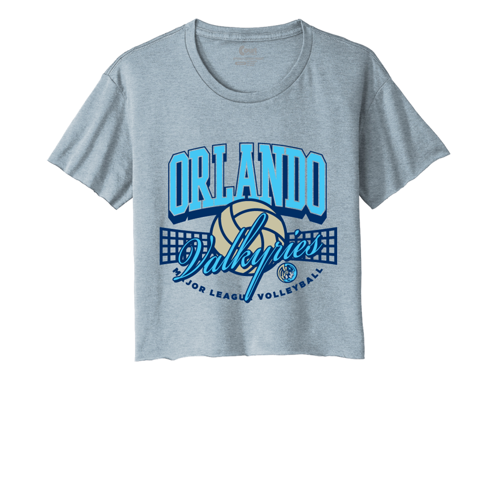 Womens Volley Vibes Crop T-Shirt